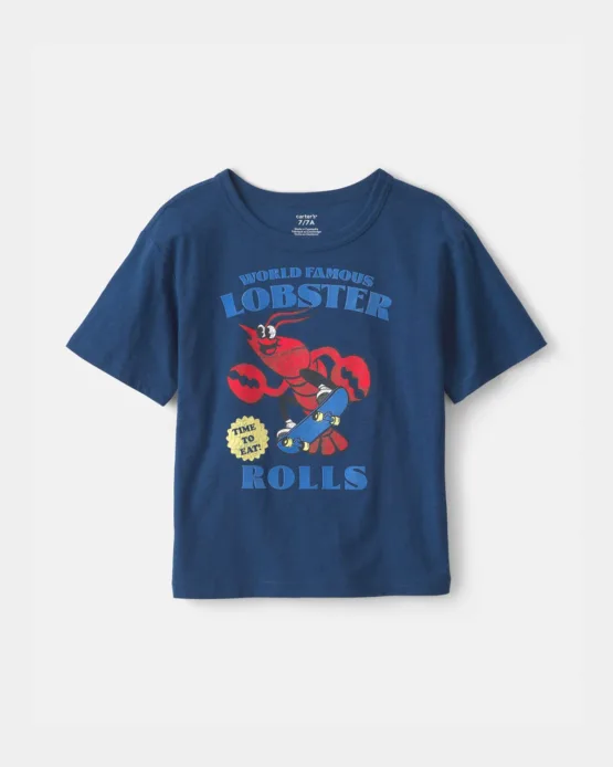 Camiseta Carter's De Langosta - Azul
