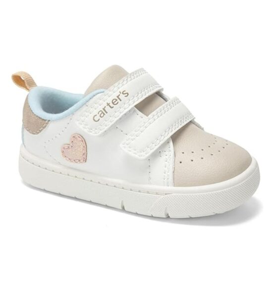 Tenis Carter's Every Step Cherish Blanco Multi Con Corazon