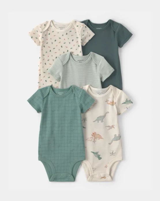 Set de 5 Mamelucos Carter's Bebe Niño
