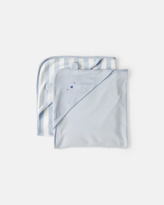 Toallas Carter's 2-Pack  Con Osito - Azul