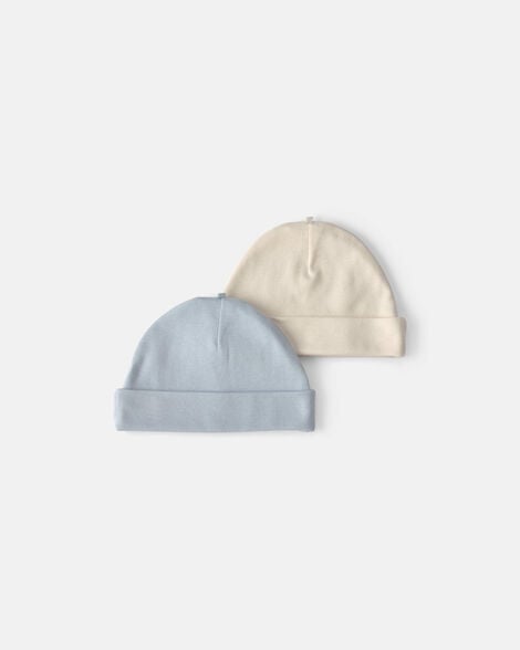Carter's Baby 2-Pack Caps Blue/White