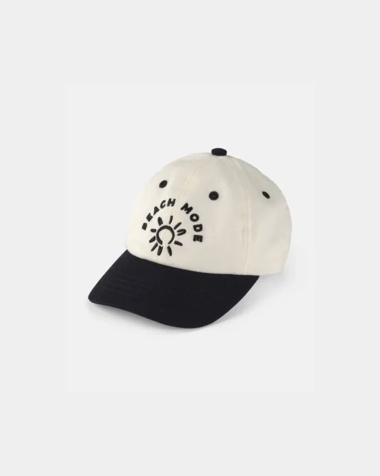 Gorra Carter's Para Bebé 'Modo Playa' - Negro/Marfil