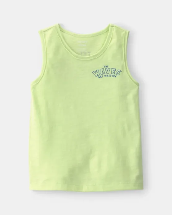 Camiseta Carter's Sin Mangas Cangrejo Surfista  - Verde