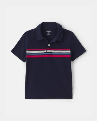 Camisa Carter's  Polo de Rayas- Azul Marino