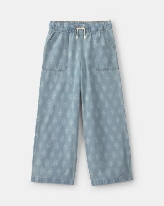 Pantalon Carters  Con Cintura Elástica/ Lavado Claro