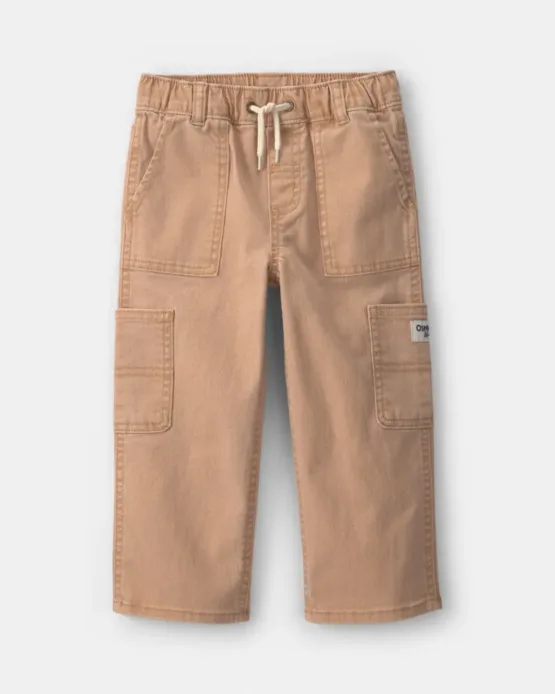 Pantalon Cargo Oshkosh Para Niño Pequeño - Marrón