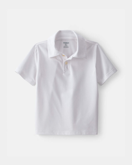 Camisa Oshkosh Tipo Polo de Polyester - Blanco