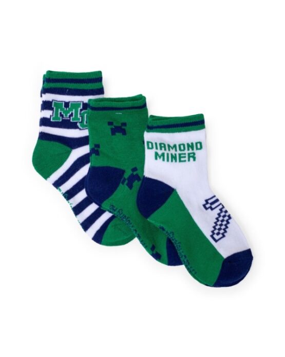 Paquete de 3 Calcetines Minecraft St Jacks