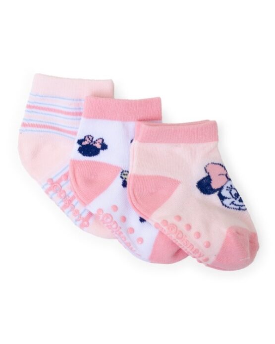 St Jacks Minnie Mouse Paquete de 3 Calcetines