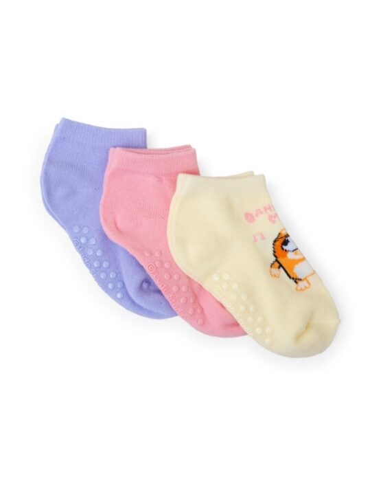 St Jacks Bluey Hug Paquete de 3 Calcetines