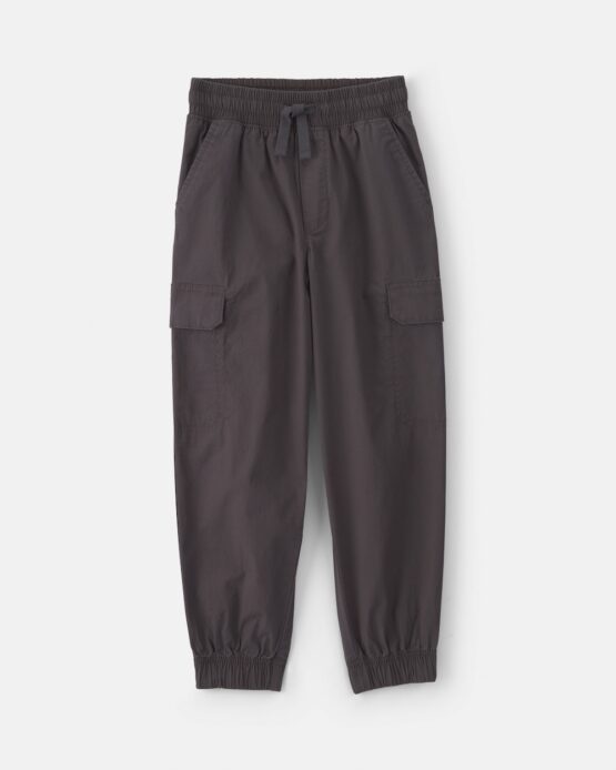 Pantalon Oshkosh  Jogger Cargo para Niños - Gris Oscuro