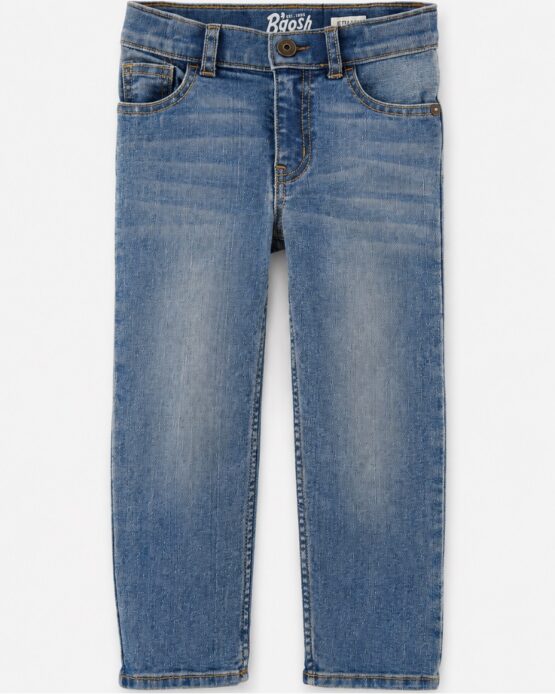 Jeans Oshkosh De Pierna Recta Para Niño Pequeño De lavado Medio