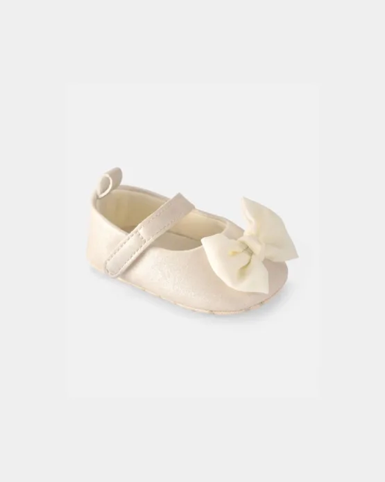 Zapatos De Vestir Carter's Para Bebe Niña - Crema