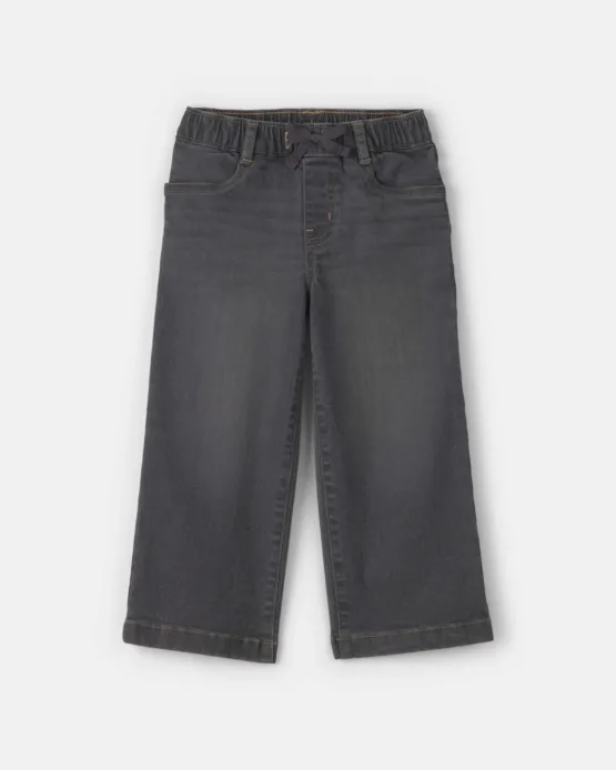 Jeans Oshkosh De Mezclilla Para Niña Pequeña - Lavado Carbón