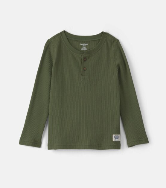 Camiseta Oshkosh De Jersey Tee - Verde Oliva
